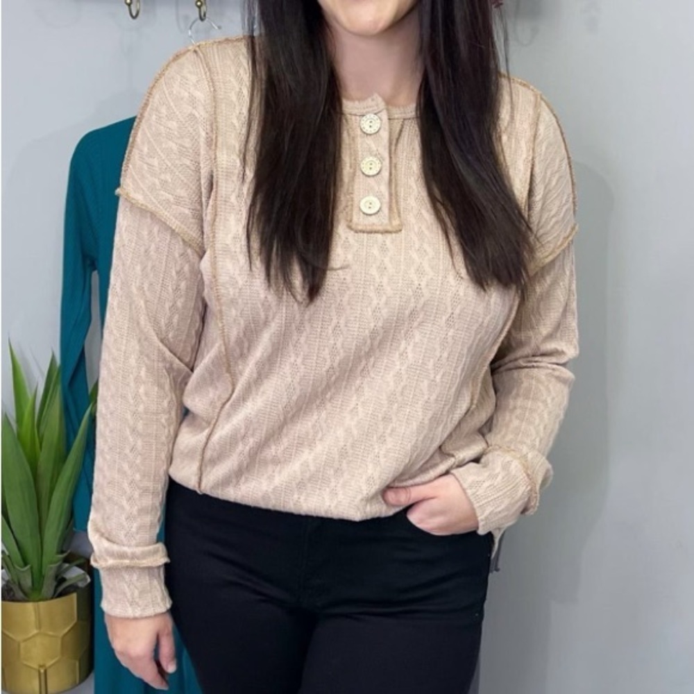Stylish Beige Sweater